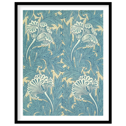 Elevate your space with the timeless elegance of Botanical Blue Flourish. This exquisite wall art for abode