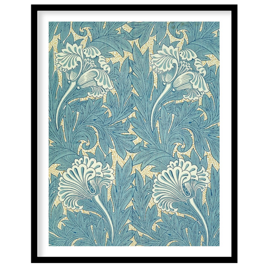Elevate your space with the timeless elegance of Botanical Blue Flourish. This exquisite wall art for abode
