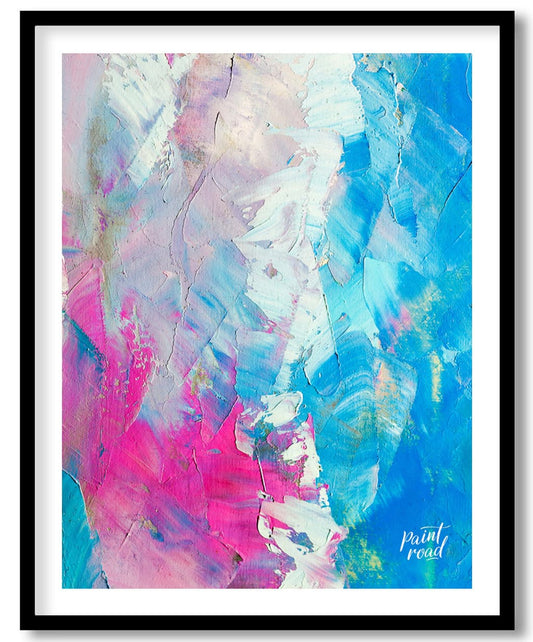 Brushstrokes of Serenity Painting available online at Paint Road for only Brushstrokes of Serenity Painting Online at Paintroad showing Abstract Acrylic and Aesthetic.