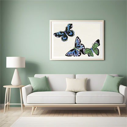 Delight in the whimsical elegance of this butterfly-themed artwork. With intricate detailing, this for Hall