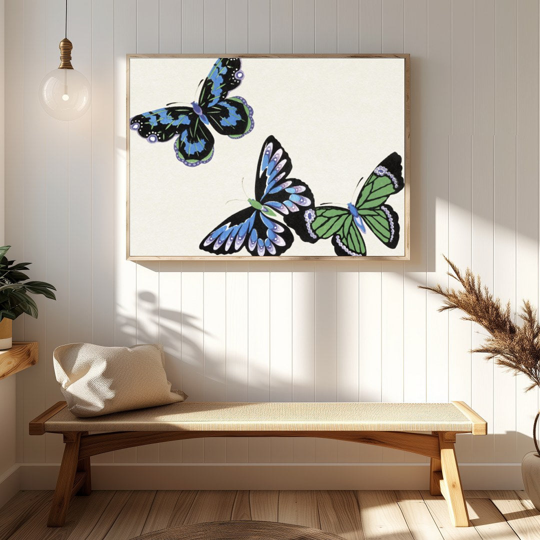 Delight in the whimsical elegance of this butterfly-themed artwork. With intricate detailing, this for Hallway