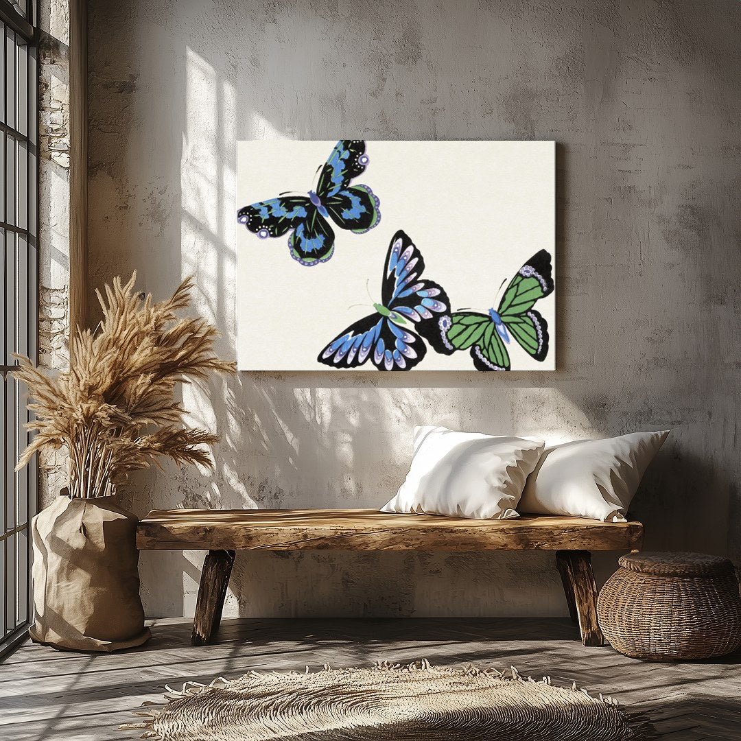 Delight in the whimsical elegance of this butterfly-themed artwork. With intricate detailing, this for Veranda