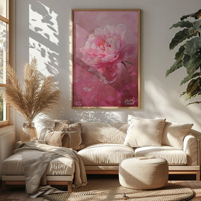 This vibrant art is an abstract painting bursting with vibrant, playful colors and thick, textured … for living room
