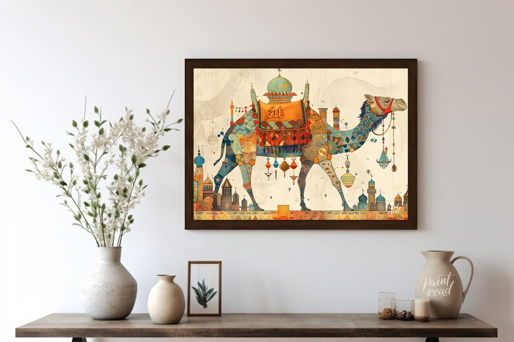 Caravan of Dreams Painting available online at Paint Road for only Caravan of Dreams showing Adventure Arabian and bedroom