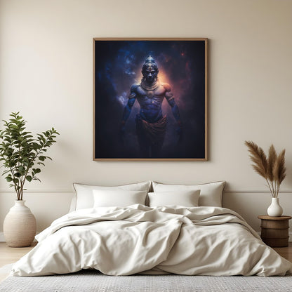 Invite the divine and the mystical into your space with this stunning artwork, capturing a guardian for Bedroom
