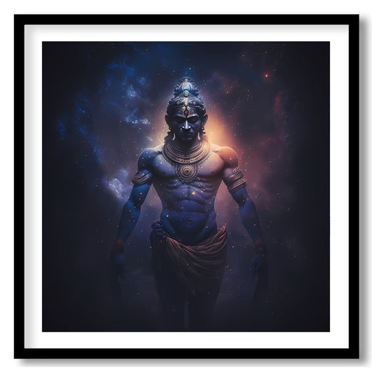 Invite the divine and the mystical into your space with this stunning artwork, capturing a guardian for office