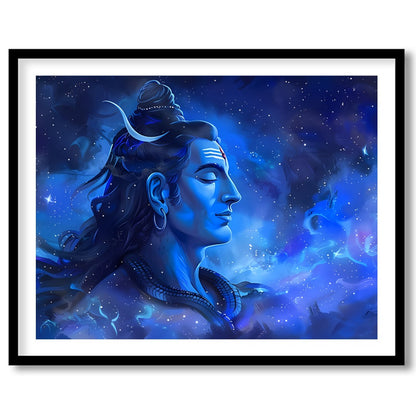 Immerse your space in the tranquil beauty of this mesmerizing celestial portrait. The artwork for sweet-home