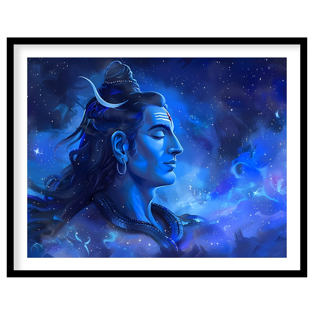 Immerse your space in the tranquil beauty of this mesmerizing celestial portrait. The artwork for sweet-home