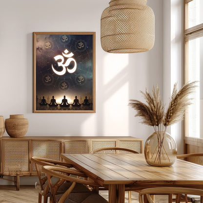 Invite tranquility into your space with 'Celestial Meditation Silhouettes,' a captivating fusion of for Extra Kitchen