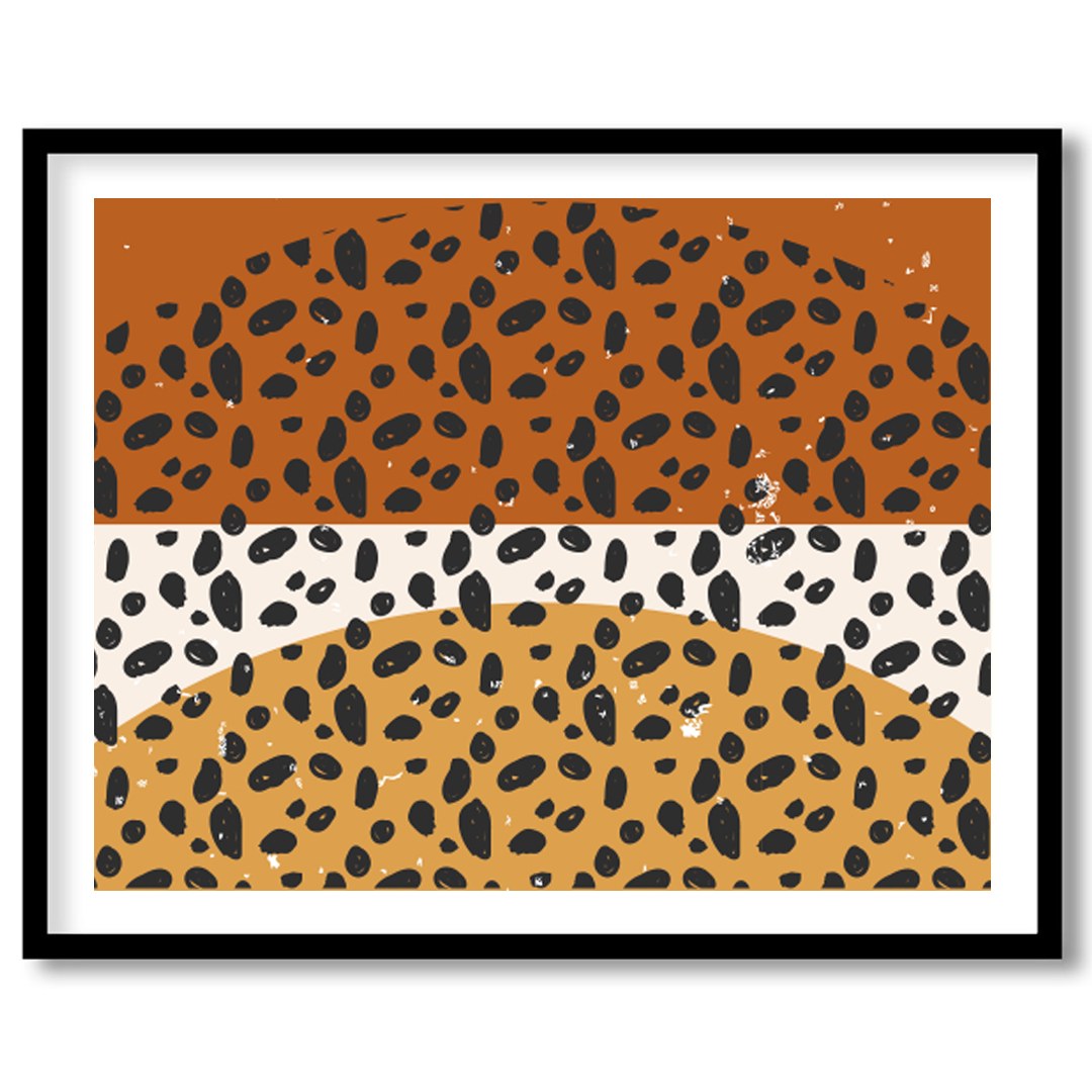 Embrace the serenity of the desert nights with this minimalist abstract print. Featuring earthy for haven