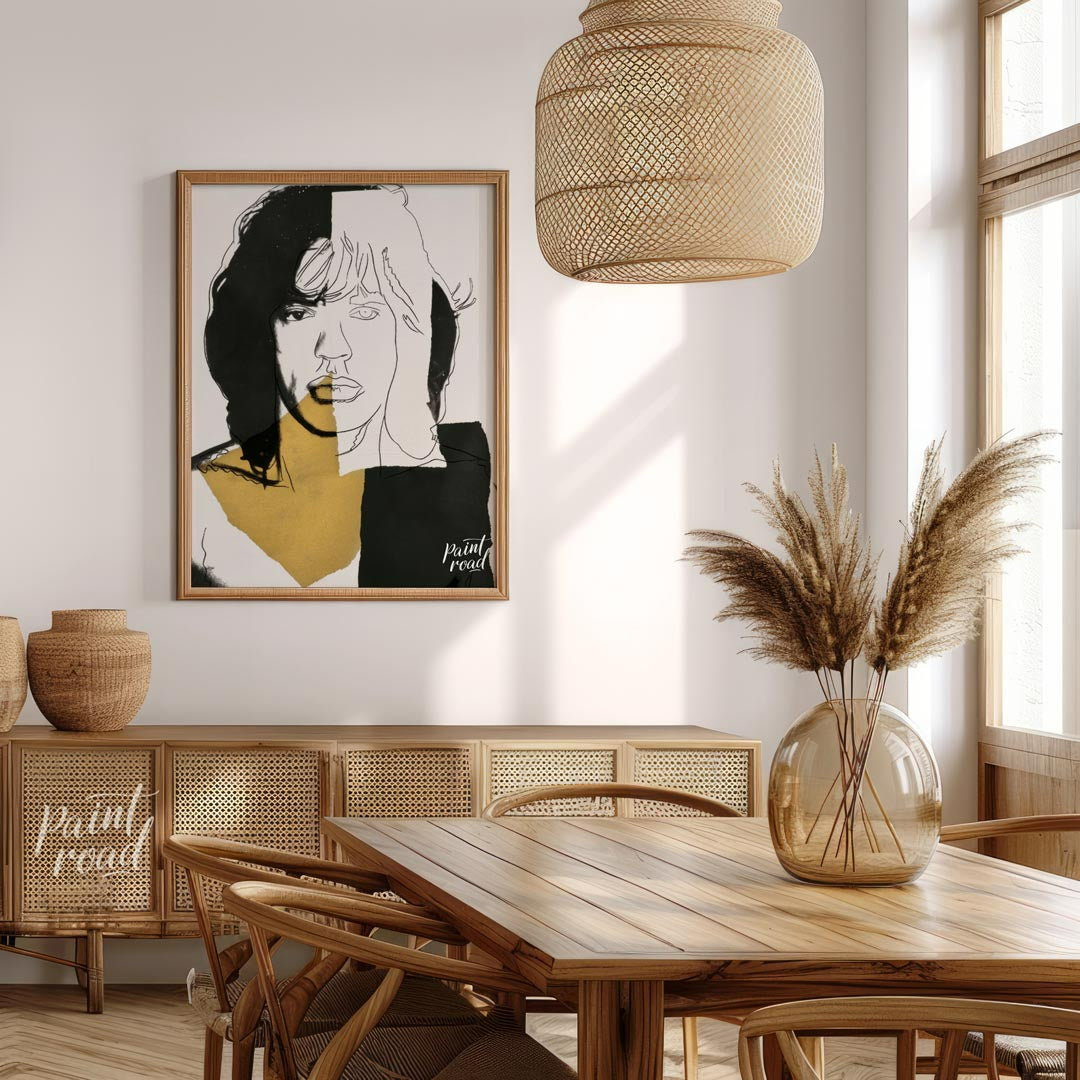This elegant design features a hand delicately holding an open book, from which luminous celestial … for dining room