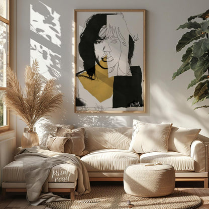 This elegant design features a hand delicately holding an open book, from which luminous celestial … for living room