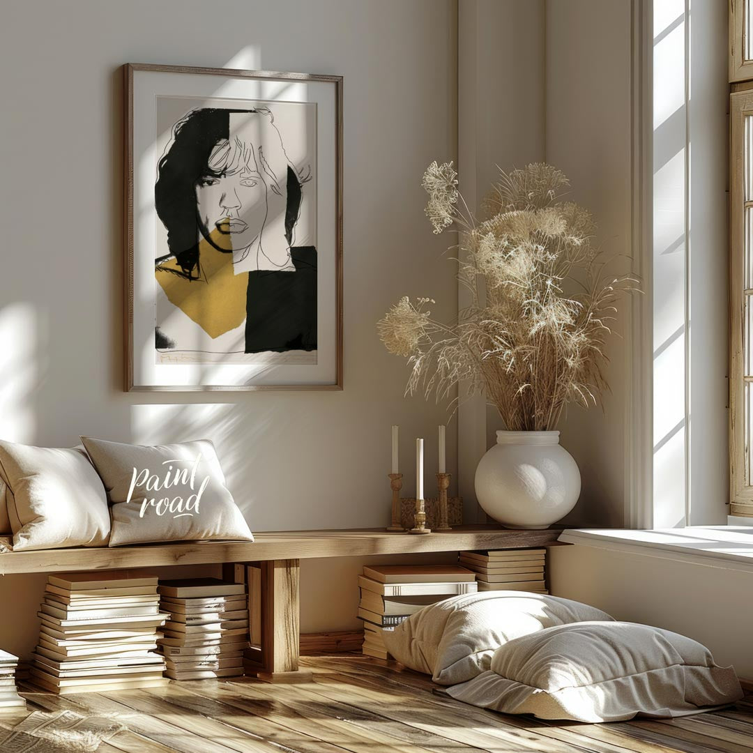 This elegant design features a hand delicately holding an open book, from which luminous celestial … for living room
