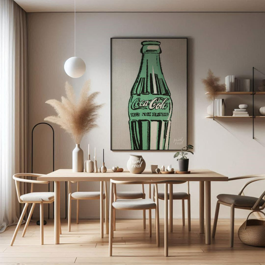 This elegant poster showcases the iconic "N°5 CHANEL" branding in bold, clean typography, repeated … for dining room
