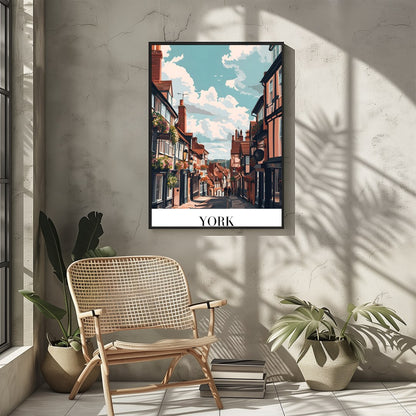 Capture the charm and beauty of York with this exquisite piece of wall art. Featuring a picturesque for Sitting Area
