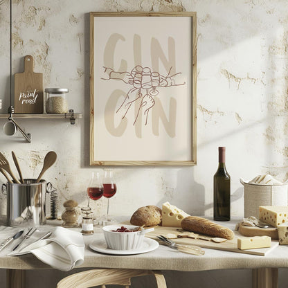 A minimalist and stylish line art illustration capturing the essence of a celebratory gathering. Th… for kitchen