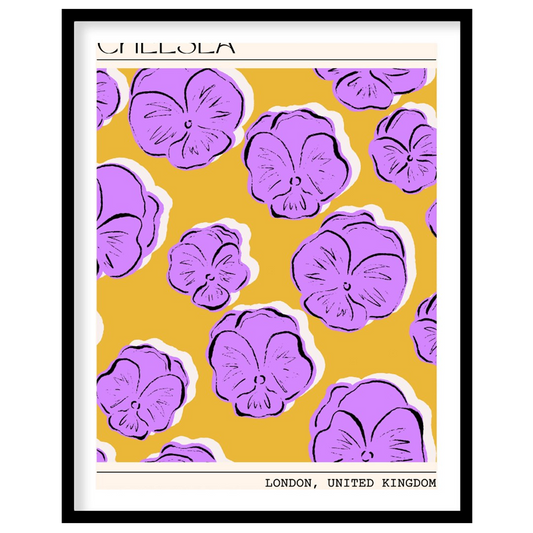 This stylish and artistic print, titled “CHELSEA” at the top and “LONDON, UNITED KINGDOM 2024” at t… for space