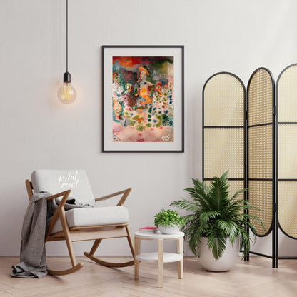 This intriguing artwork, attributed to Picasso and described as being in a “Puntinismo” (Pointillis… for living room