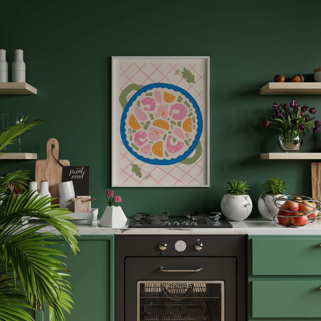 This delightful top-down view captures a vibrant bowl filled with an eclectic mix of ingredients. P… for kitchen