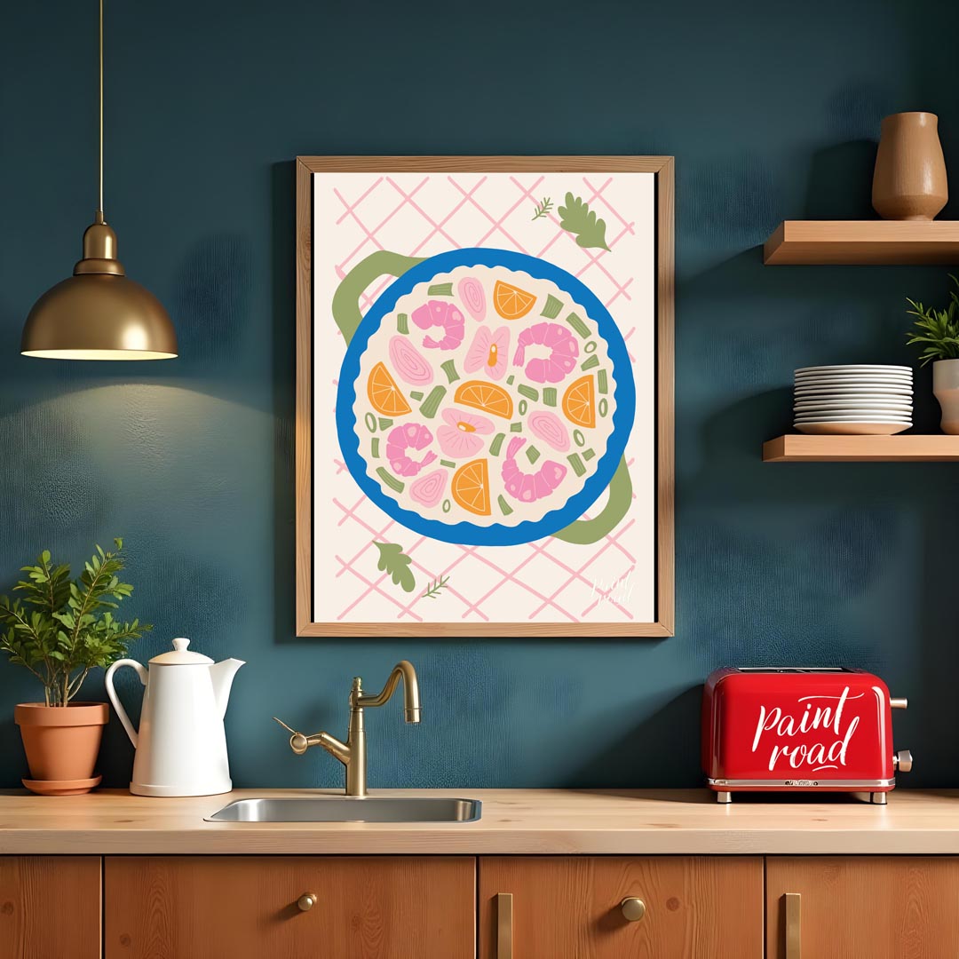 This delightful top-down view captures a vibrant bowl filled with an eclectic mix of ingredients. P… for kitchen