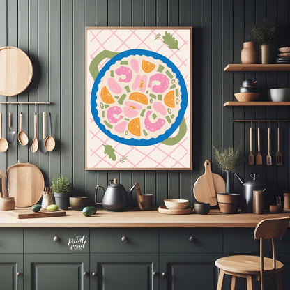 This delightful top-down view captures a vibrant bowl filled with an eclectic mix of ingredients. P… for kitchen