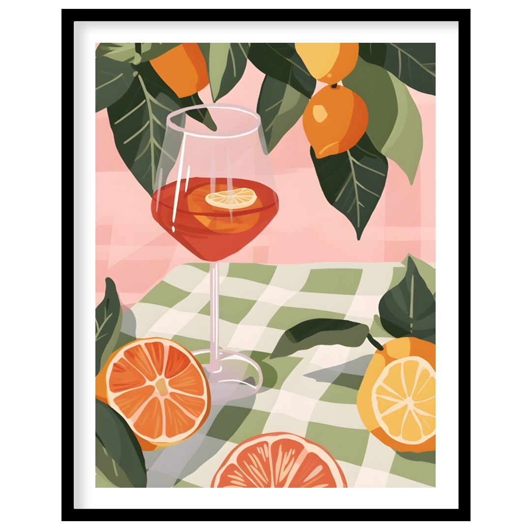 This enchanting and elegant poster captures the essence of a relaxed outdoor gathering, focusing on… for sweet home