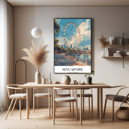 Capture the dynamic spirit of urban exploration with this stunning art piece, featuring a for Dining