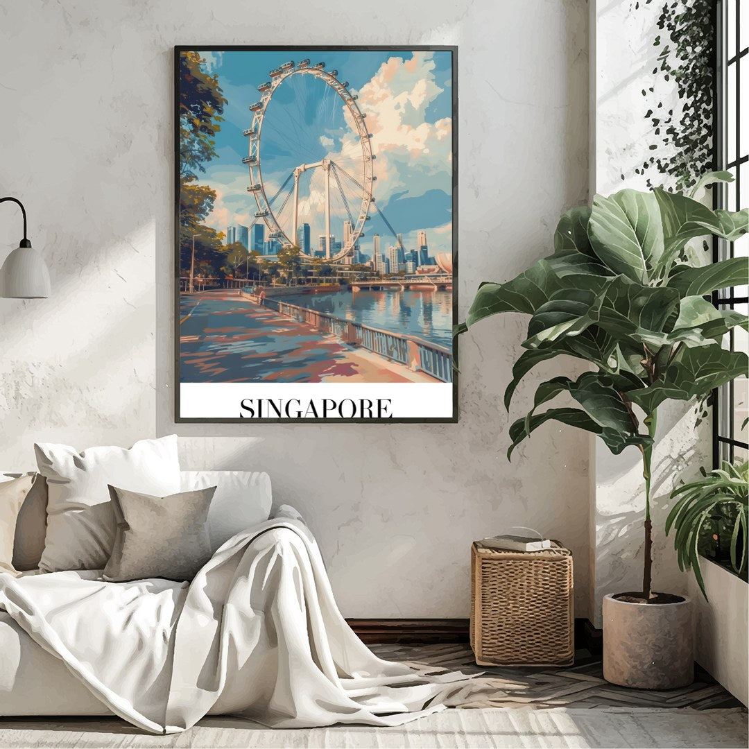 Capture the dynamic spirit of urban exploration with this stunning art piece, featuring a for Living Room