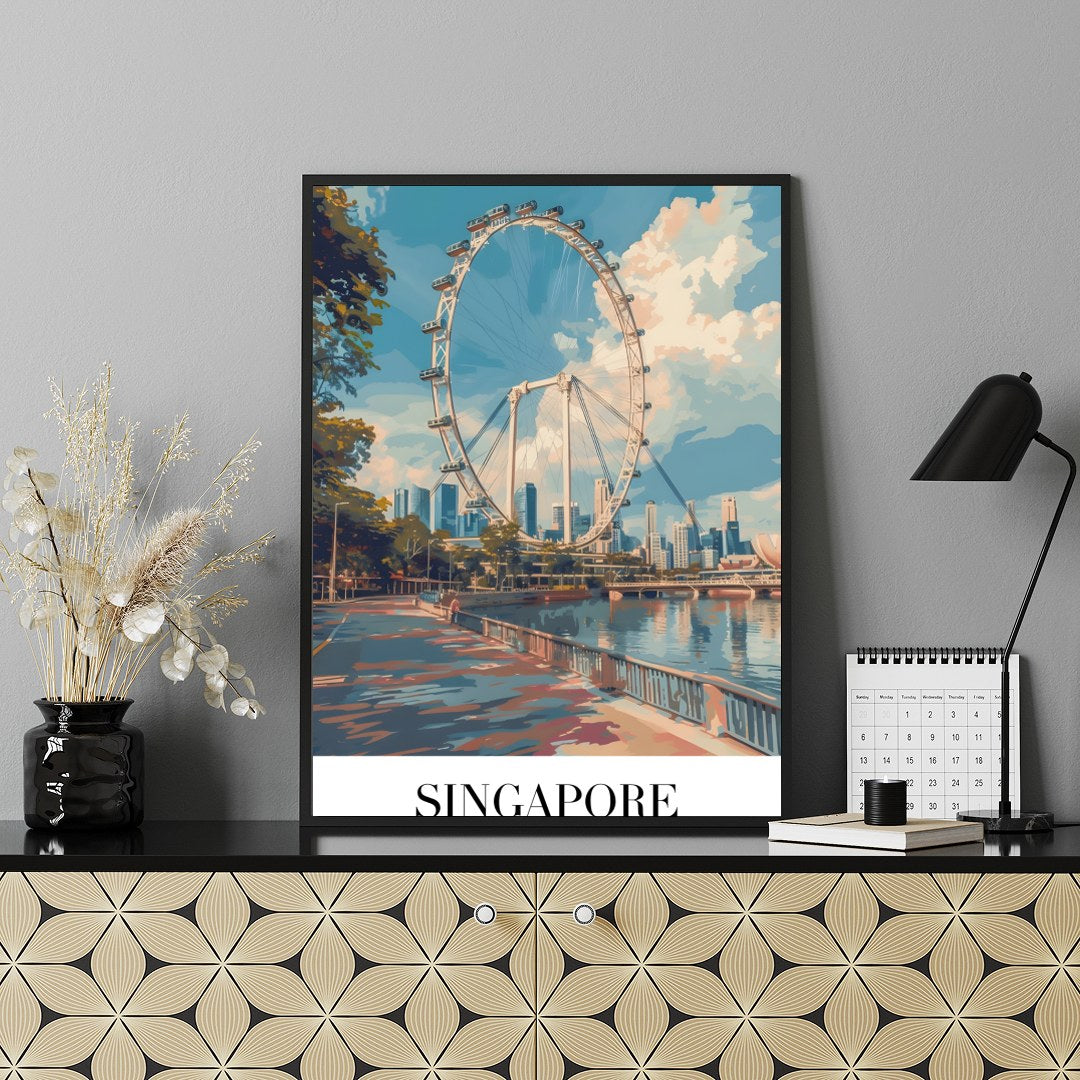 Capture the dynamic spirit of urban exploration with this stunning art piece, featuring a for Shelf