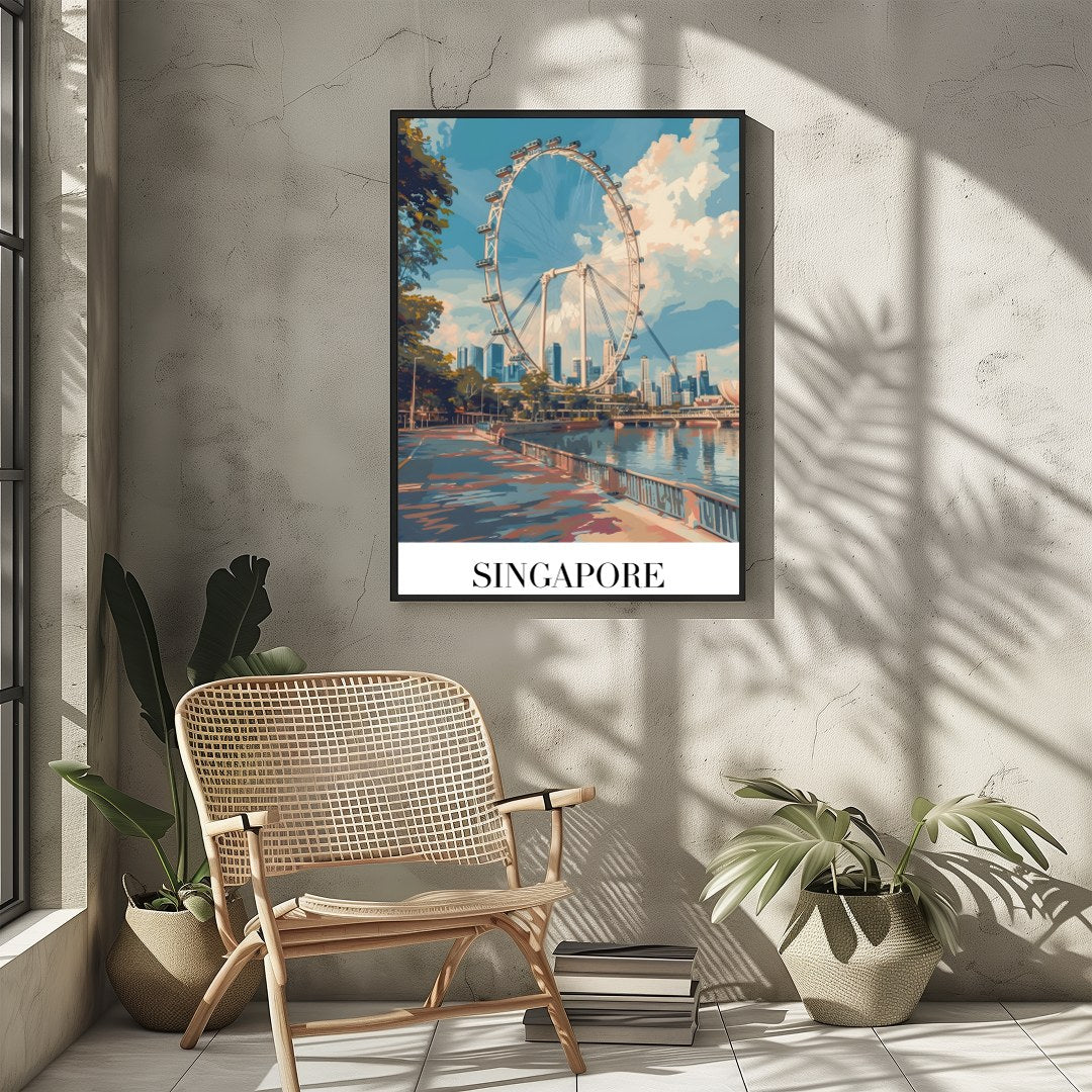 Capture the dynamic spirit of urban exploration with this stunning art piece, featuring a for Sitting Area