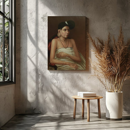 Dive into the sophistication of classic portraiture with this stunning piece. Capturing the grace for Entrance