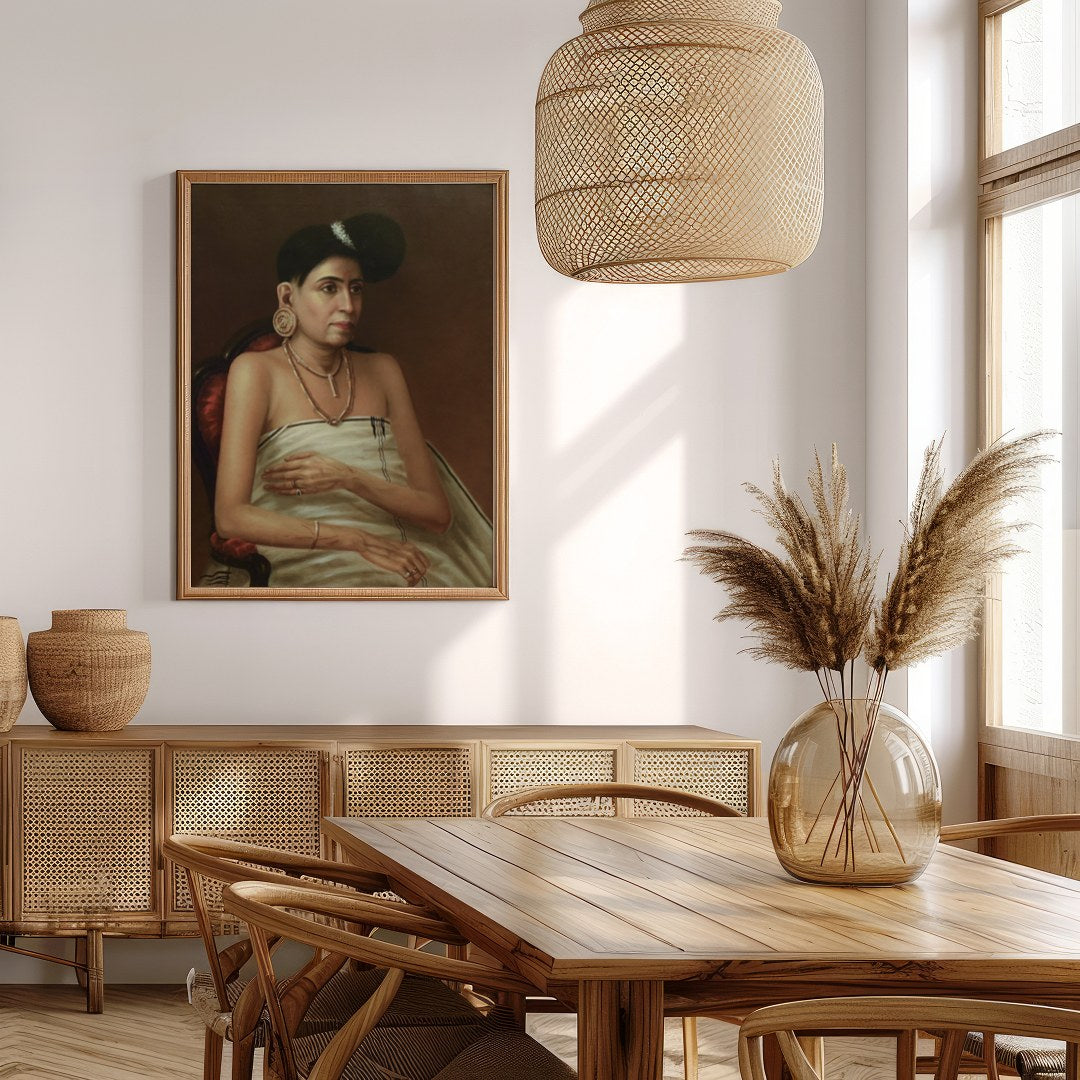 Dive into the sophistication of classic portraiture with this stunning piece. Capturing the grace for Extra Kitchen