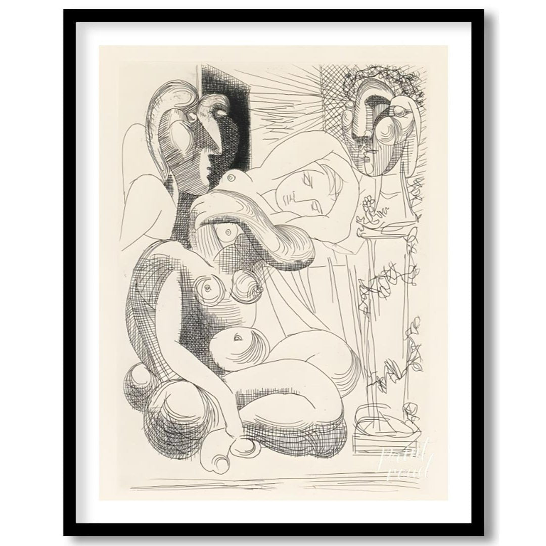 Claude and Paloma Painting available online at Paintroad showing art collection art history and art inspiration