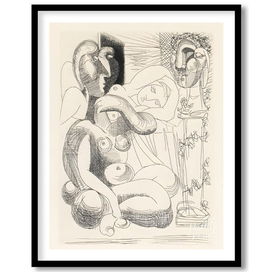 Claude and Paloma Painting available online at Paintroad showing art collection art history and art inspiration