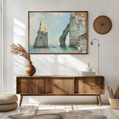 This exquisite piece captures the rugged beauty of the Étretat cliffs with masterful brushwork. The for Sitting Area