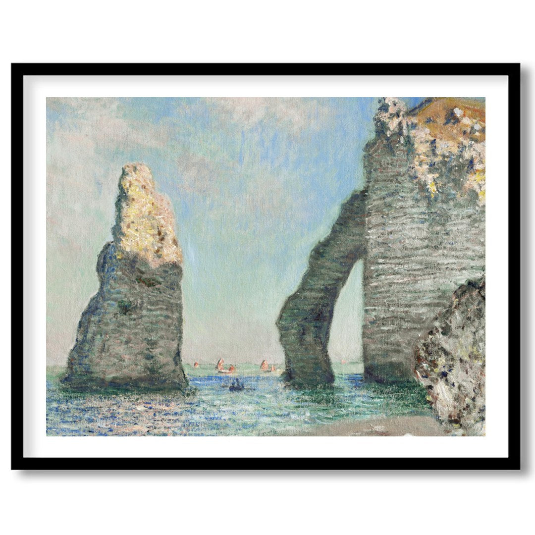 This exquisite piece captures the rugged beauty of the Étretat cliffs with masterful brushwork. The for sweet-home
