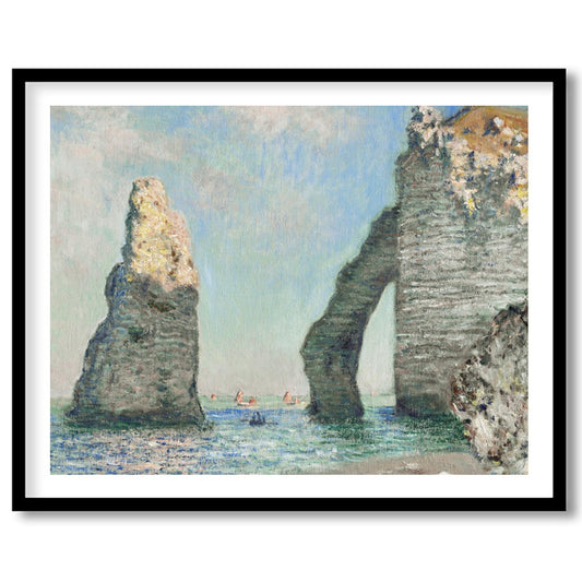 This exquisite piece captures the rugged beauty of the Étretat cliffs with masterful brushwork. The for sweet-home