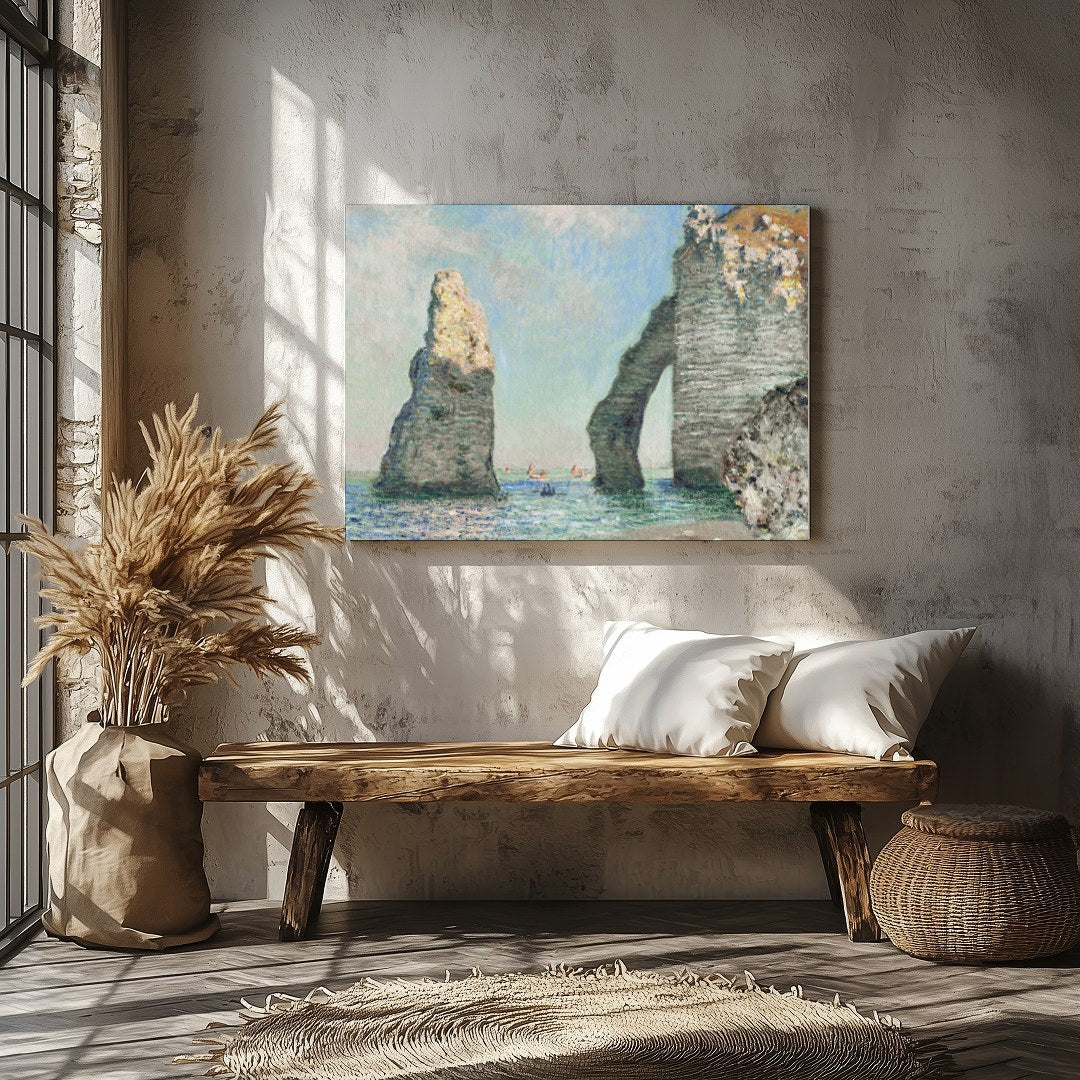 This exquisite piece captures the rugged beauty of the Étretat cliffs with masterful brushwork. The for Veranda
