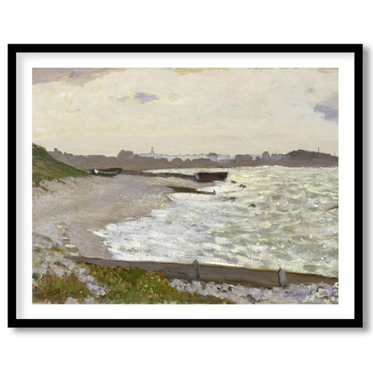 Immerse yourself in the tranquil beauty of this exquisite coastal landscape. This artwork captures for retreat