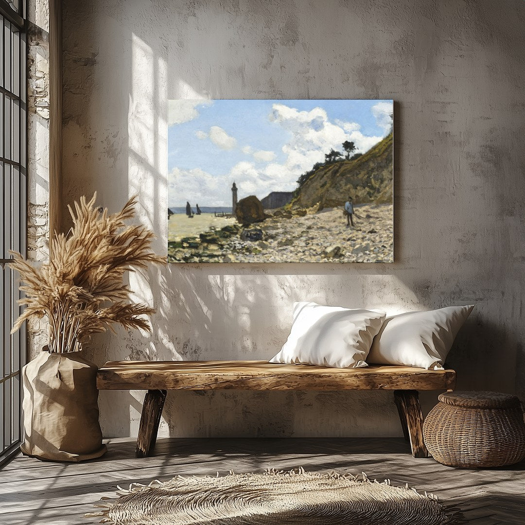Discover tranquility in this exquisite landscape artwork, capturing a serene day by the coast. The for Veranda