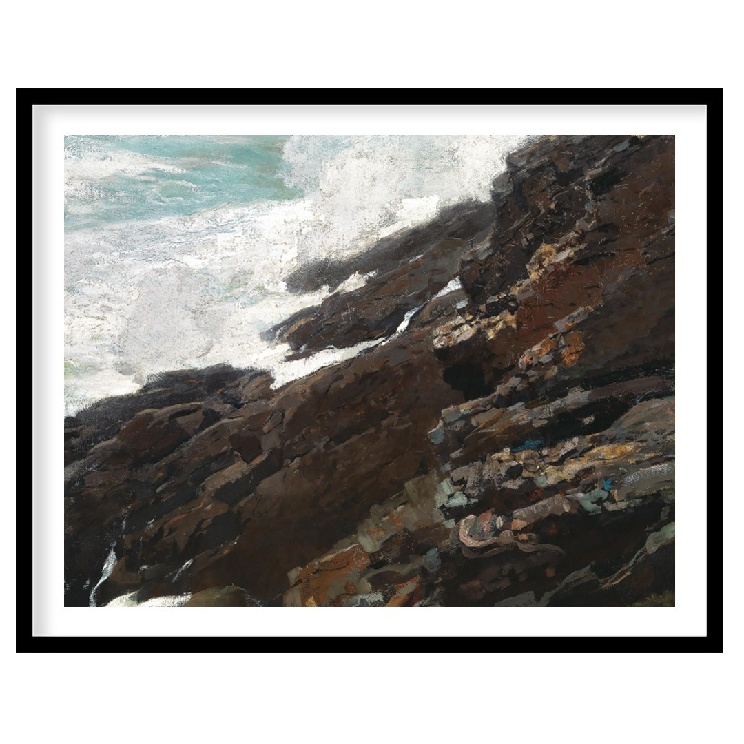 Capture the untamed beauty of nature with this stunning piece of wall art, where rugged cliffs meet for area