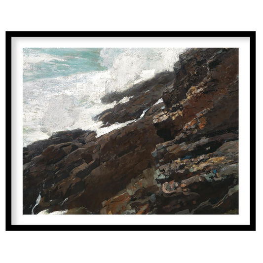 Capture the untamed beauty of nature with this stunning piece of wall art, where rugged cliffs meet for area