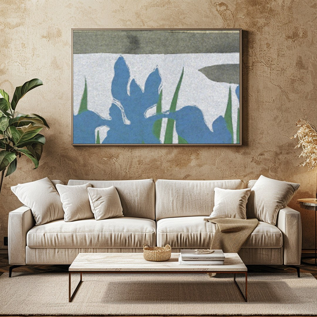 Immerse yourself in the tranquil beauty of nature with this exquisite wall art, depicting a serene for Family Room