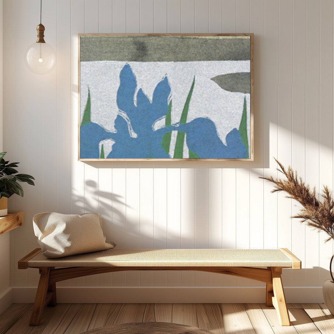 Immerse yourself in the tranquil beauty of nature with this exquisite wall art, depicting a serene for Hallway