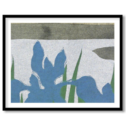 Immerse yourself in the tranquil beauty of nature with this exquisite wall art, depicting a serene for living-space