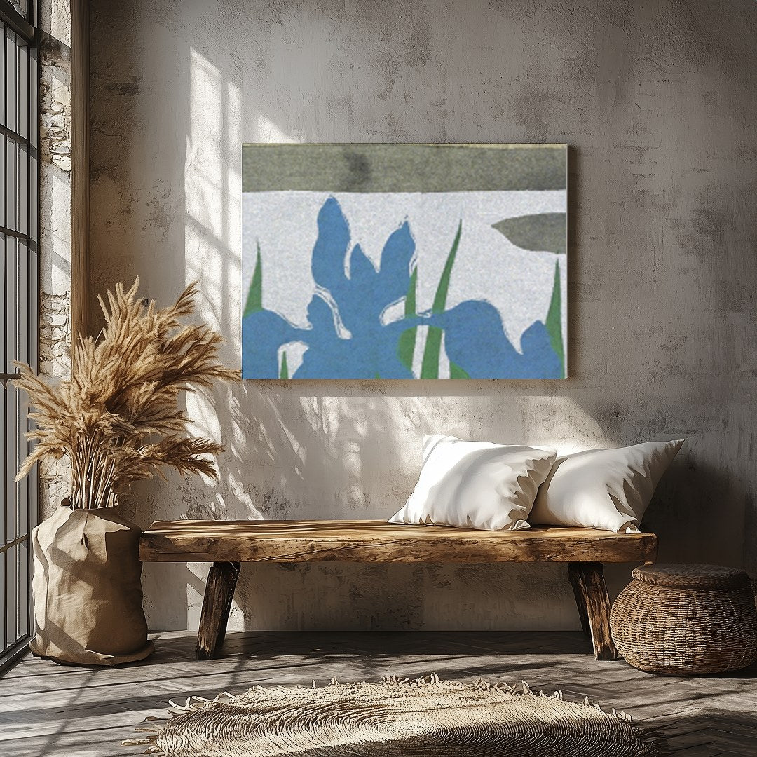 Immerse yourself in the tranquil beauty of nature with this exquisite wall art, depicting a serene for Veranda