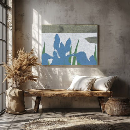 Immerse yourself in the tranquil beauty of nature with this exquisite wall art, depicting a serene for Veranda