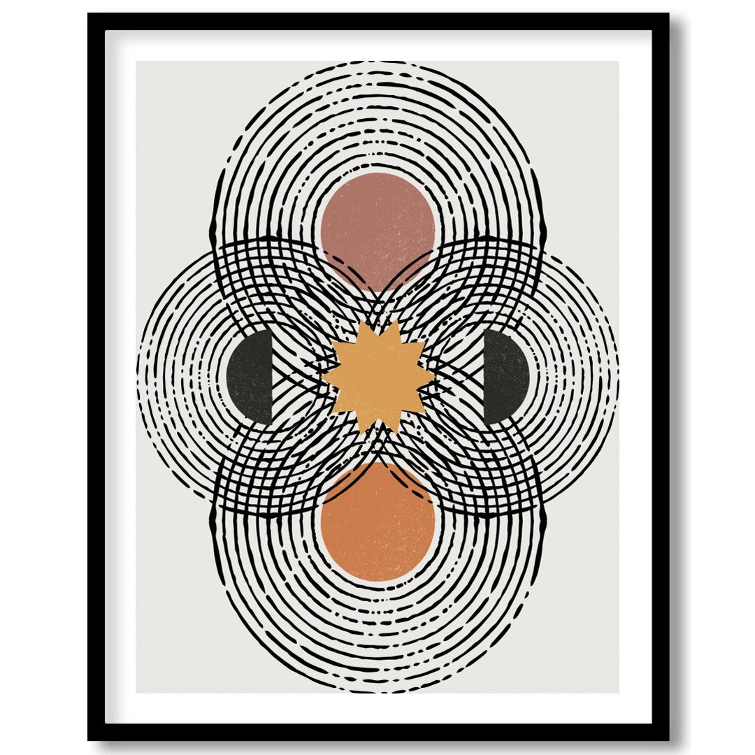 Discover the mesmerizing allure of geometric precision with 'Concentric Harmony.' This captivating for abode