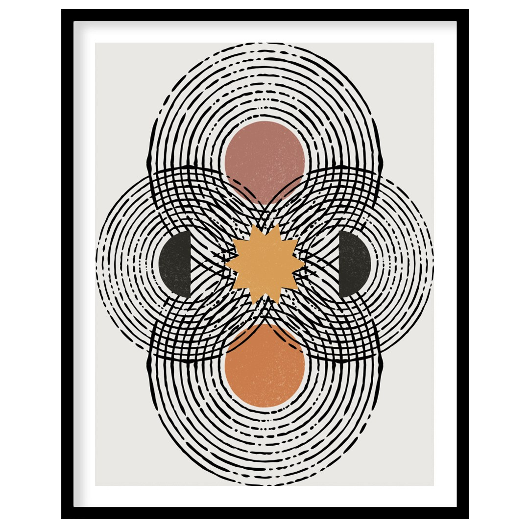 Discover the mesmerizing allure of geometric precision with 'Concentric Harmony.' This captivating for abode