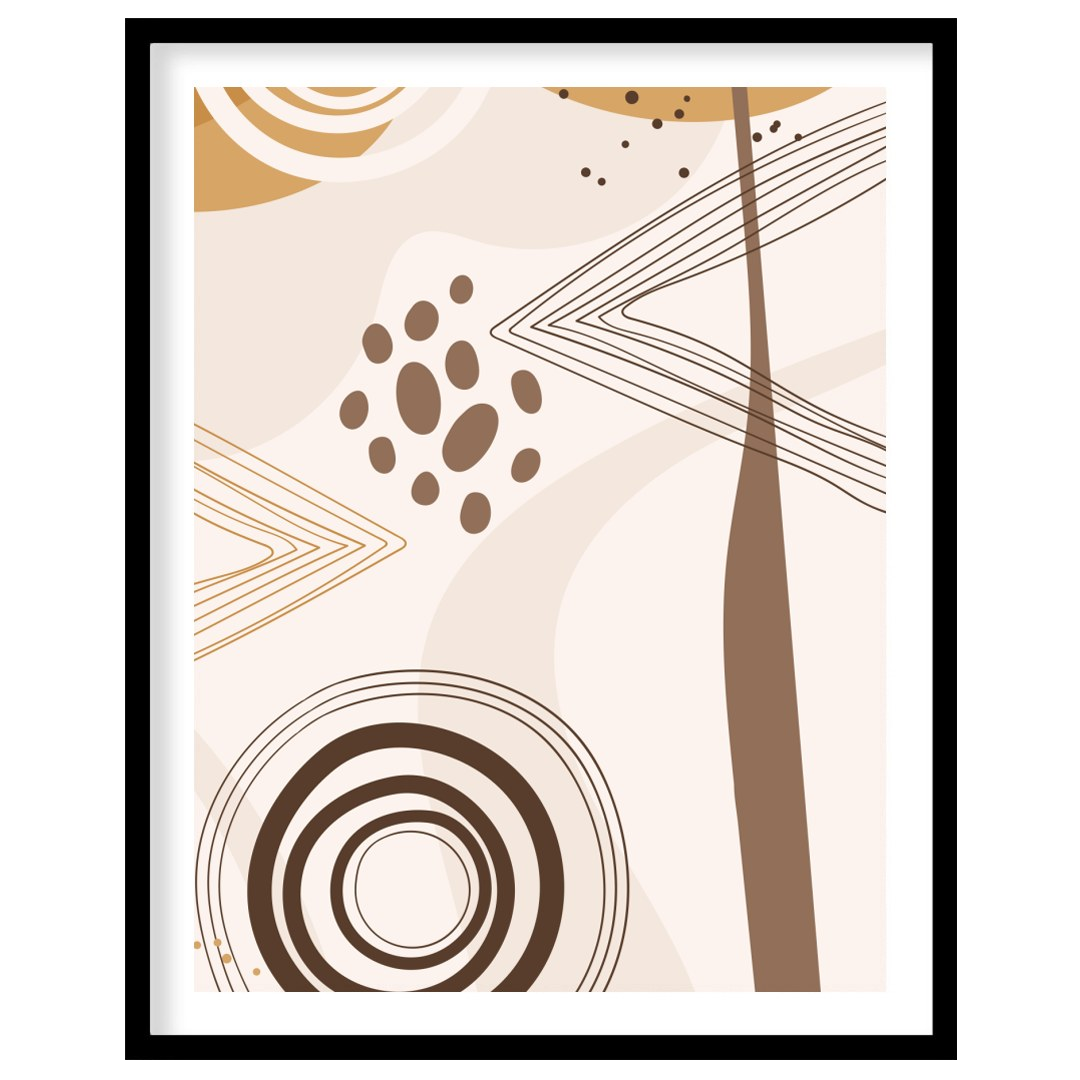 Contemporary Earth Tones Abstract